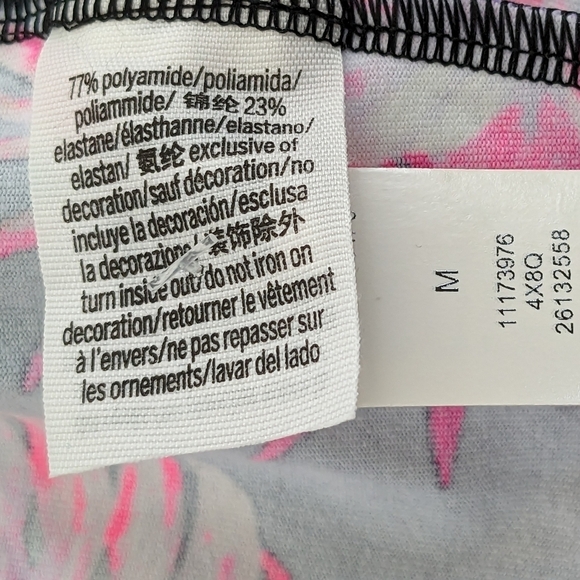 NEW Victoria's Secret Pink tropical Ultimate Wrap Top, Size Medium - Picture 6 of 6